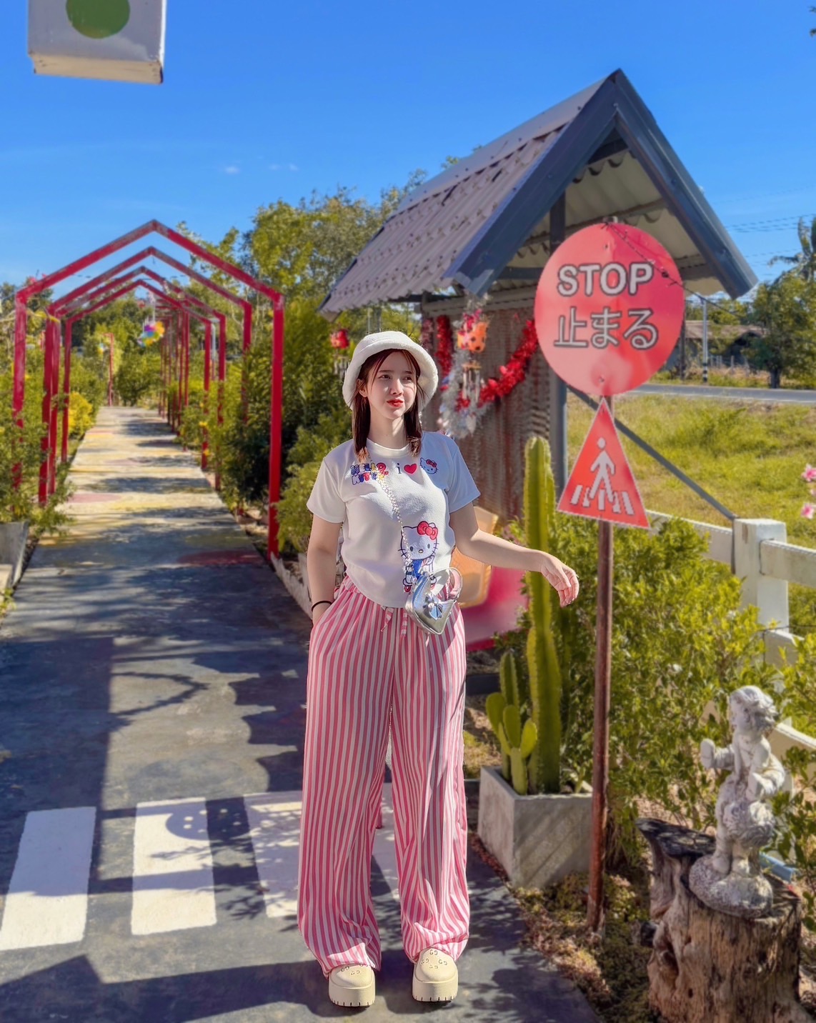 เซตเสื้อเอวย่น น้องตี้ กางเกงขายาวผ้าไหมอิตาลี่ อก32-38 เอว24-34 สพ44 กางเกงยาว40