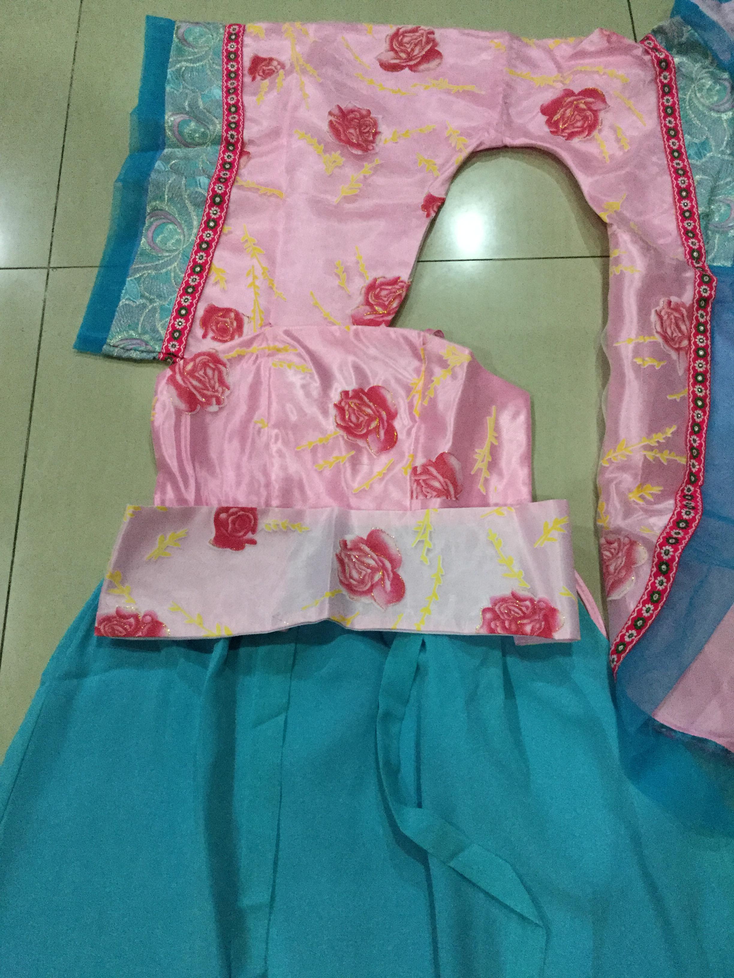 ชุดจีนเด็กราชวงศ์ถัง สีชมพู รหัส YB 75 สินค้าพร้อมส่ง