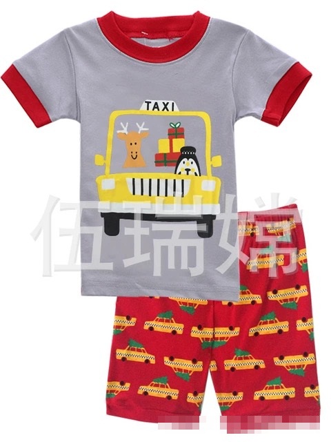ชุดนอนเด็กเล็ก แขนสั้น ขาสั้น Size 2T,3T,4T,5T,7T