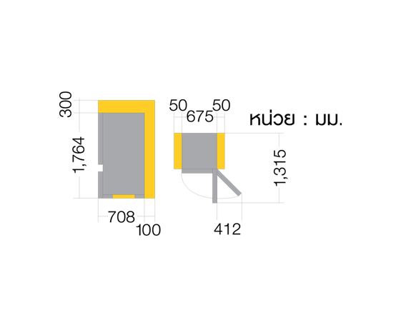 ตู้เย็น Panasonic 14.4 คิว Inverter รุ่น NR-BW465