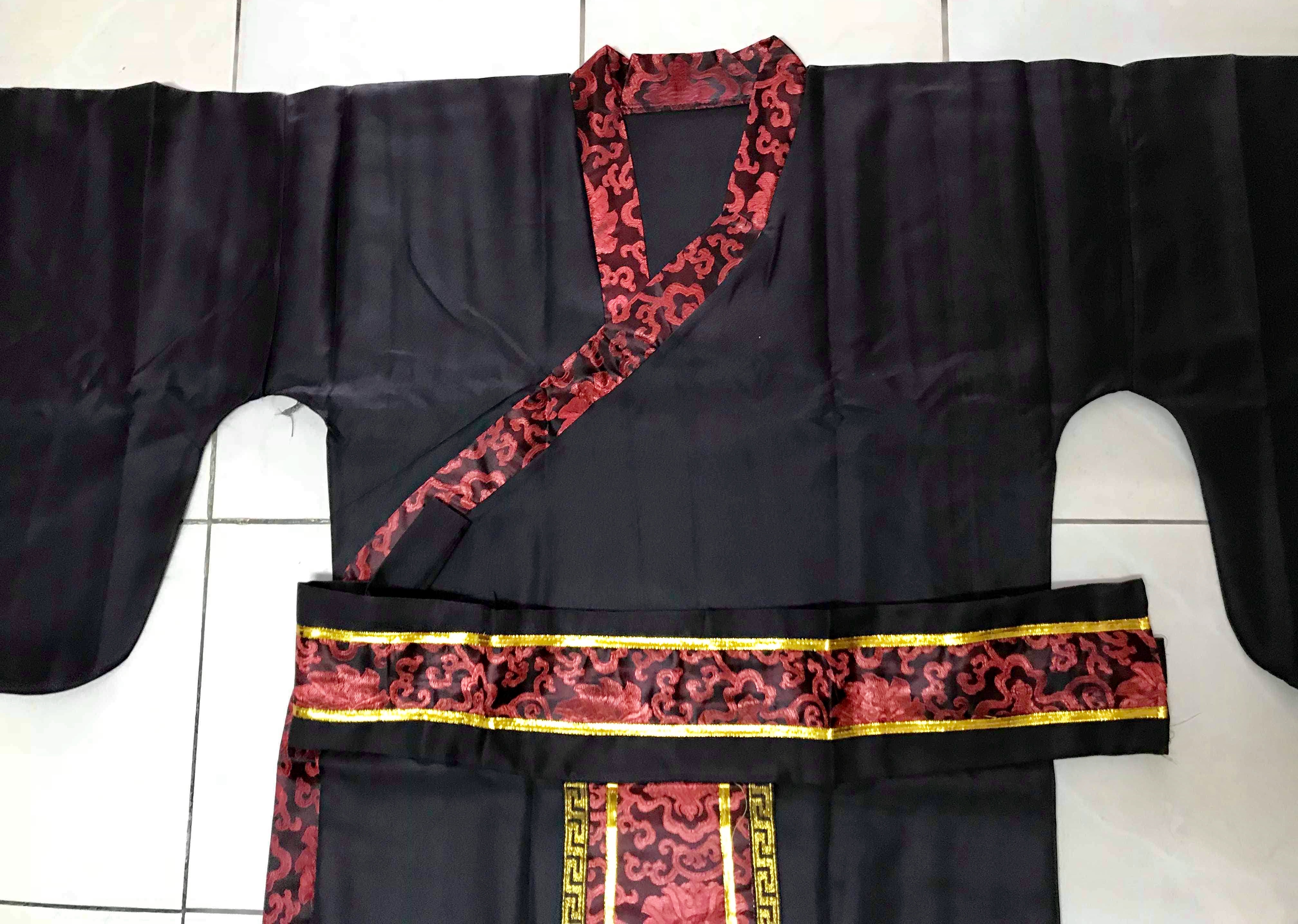 ชุดราชวงศ์ฉิน สีดำ รหัส UV 49 สินค้าพร้อมส่ง