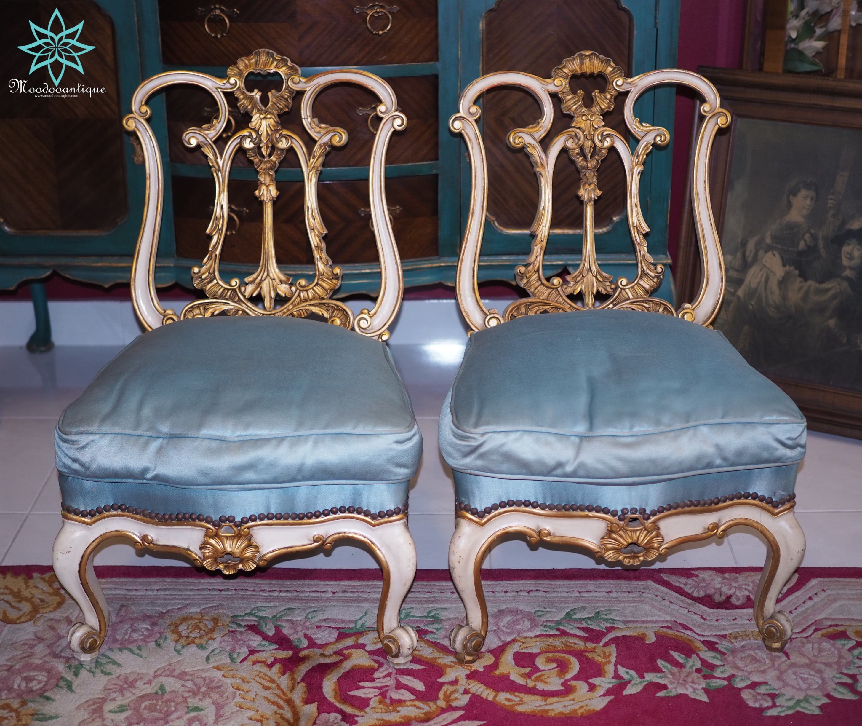 เก้าอี้งานเก่าฝรั่งเศส