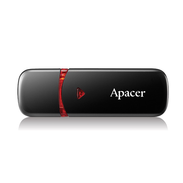 Apacer AH333 USB2.0 แฟลชไดร์ฟ 64GB สีดำ (Apacer AP64GAH333B-1)