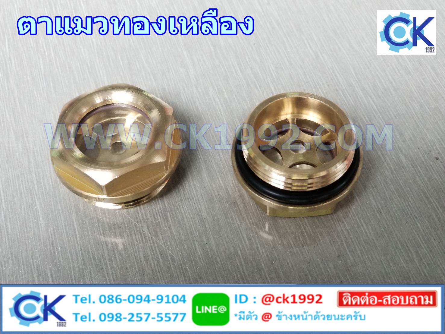 ตาแมว น้ำมัน Oil Level Gauge เกจ์น้ำมัน หลากหลายขนาด จัดส่งทั่วประเทศ