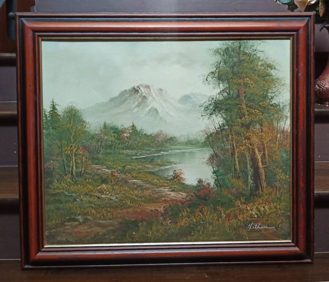 ภาพวาดทิวทัศน์สีน้ำมันศิลปินต่างชาติ