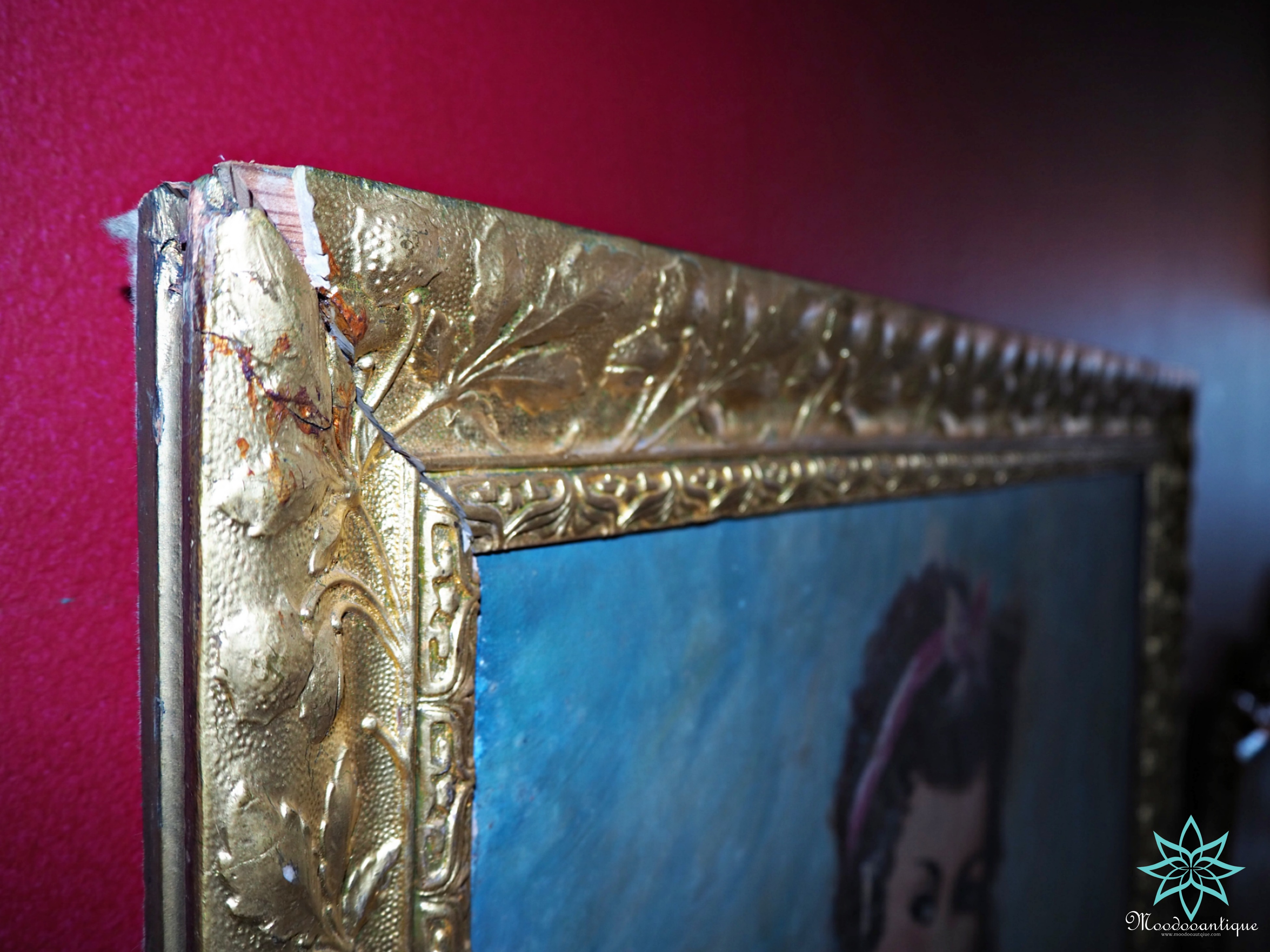 Gypsy Girl ภาพวาดTorino สไตส์ Boho บนผ้าใบ ศิลปิน OZHAN