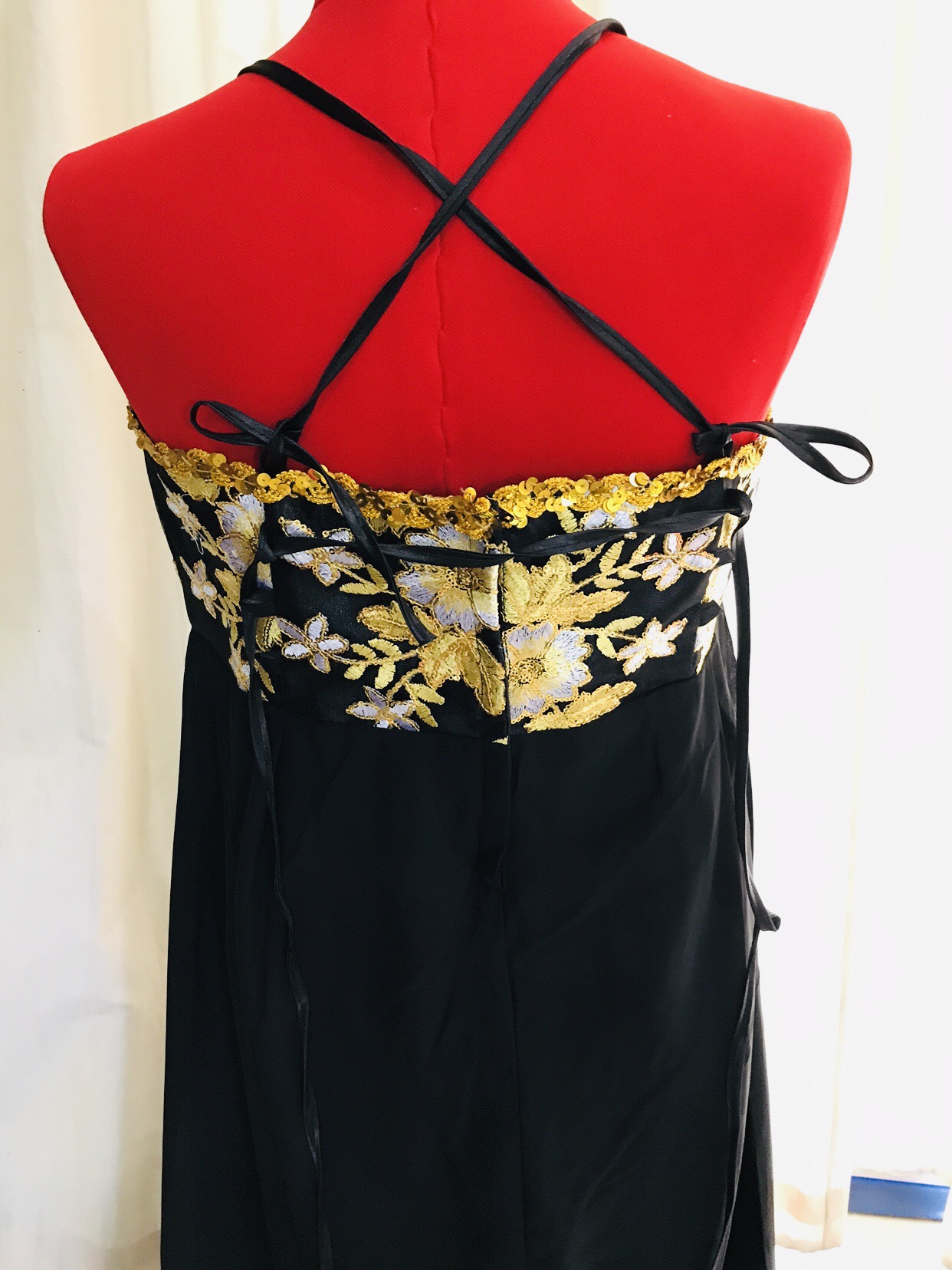 ชุดราชินีถัง สีดำ รหัส RPN 274 สินค้าพร้อมส่ง