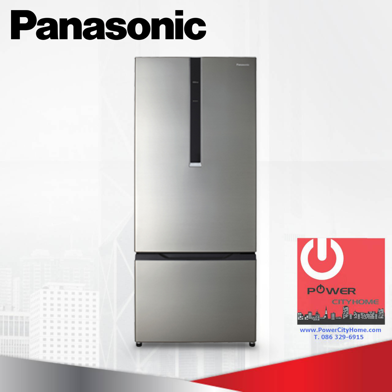 ตู้เย็น Panasonic 19.5 คิว Inverter รุ่น NR-BY608PS