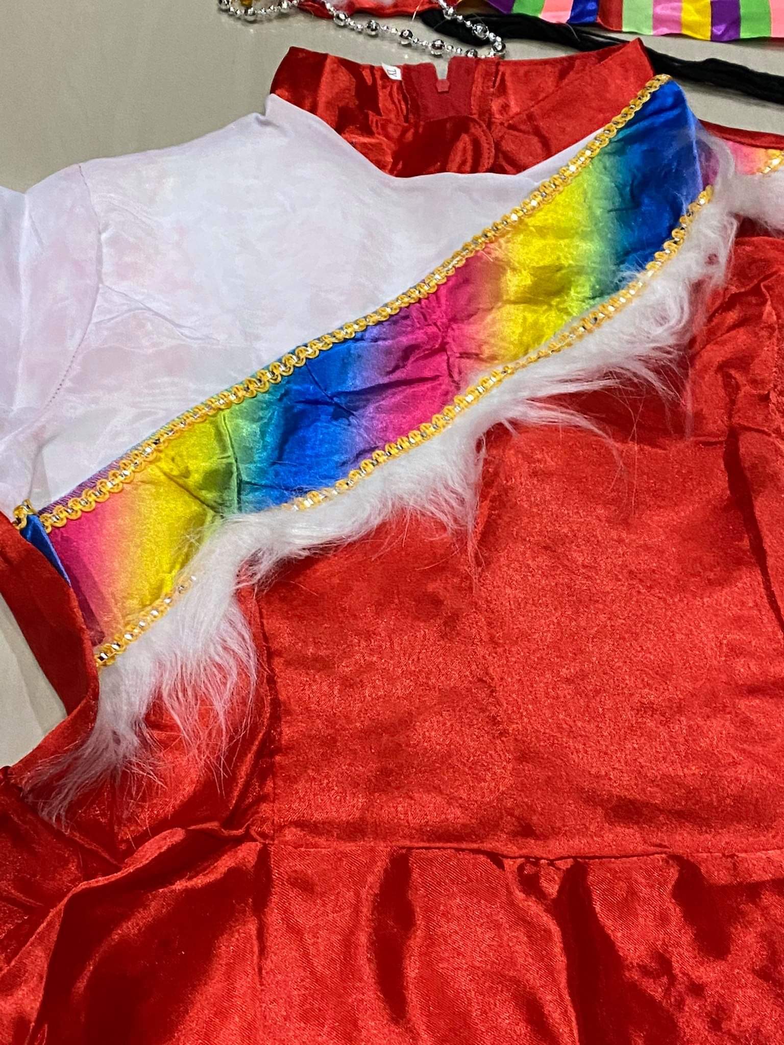 ชุดทิเบต สีแดง รหัส DO 49