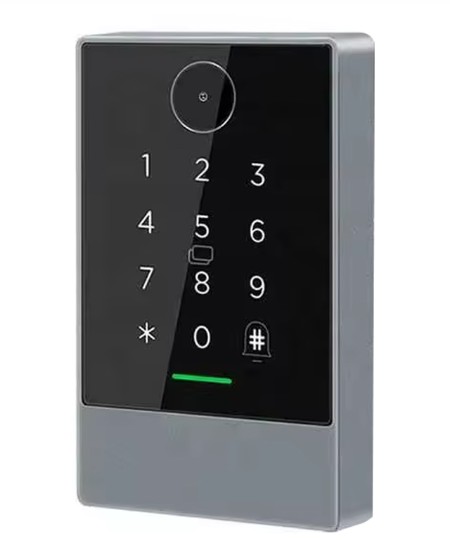 เครื่องอ่านบัตรประตูคีย์การ์ด กันน้ำ ใช้แอพได้ ผ่านแอพ TTLOCK RFID ใช้ QR Code เปิดประตูได้ รองรับบัตร/ password/ qrcode /app ผ่าน blutooth **เพิ่มเกตุเวย์สั่งการผ่าน wifi ได้