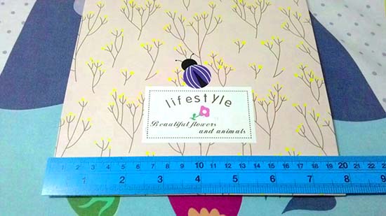 ถุงกระดาษหูหิ้ว สีโอรส ลายดอกไม้ 20x20x8