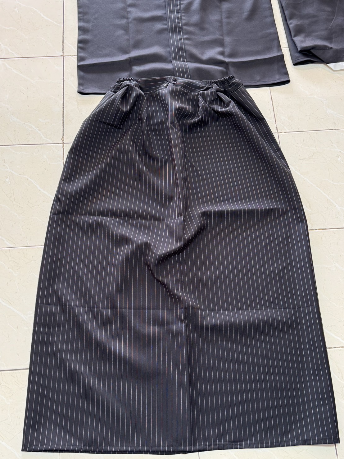 samuraiกิโมโน สีดำ