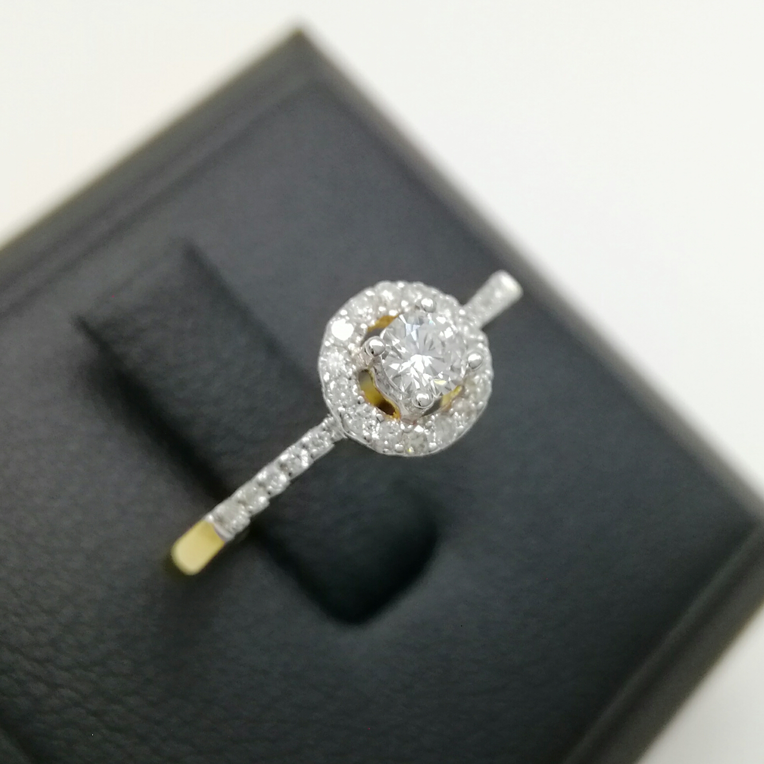 แหวนเพชรแท้รวม 0.23 cts