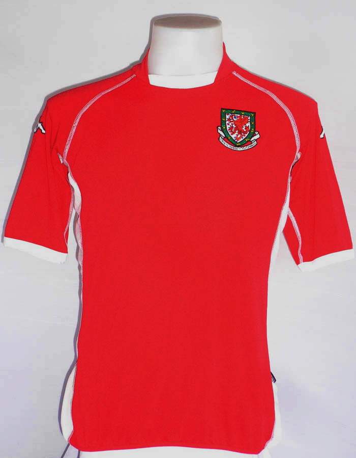 เสื้อฟุตบอล KAPPA ทีมชาติ WALES ปี 2002 ไซส์ L
