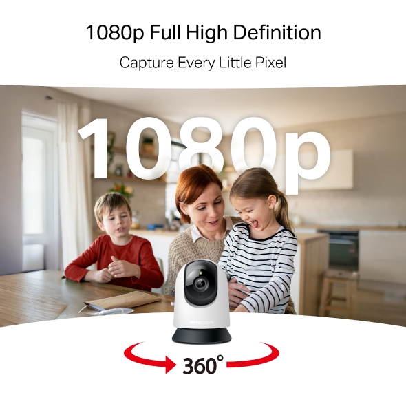 MC200 สินค้าใหม่ Pan/Tilt Home Security Wi-Fi Camera แบรนด์สินค้า MERCUSYS รับประกันสินค้า 1ปี