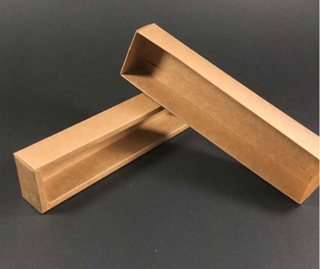 กล่องคราฟทรงยาว ครอบบน แยก 2 ชิ้น 5.6x23x4.8