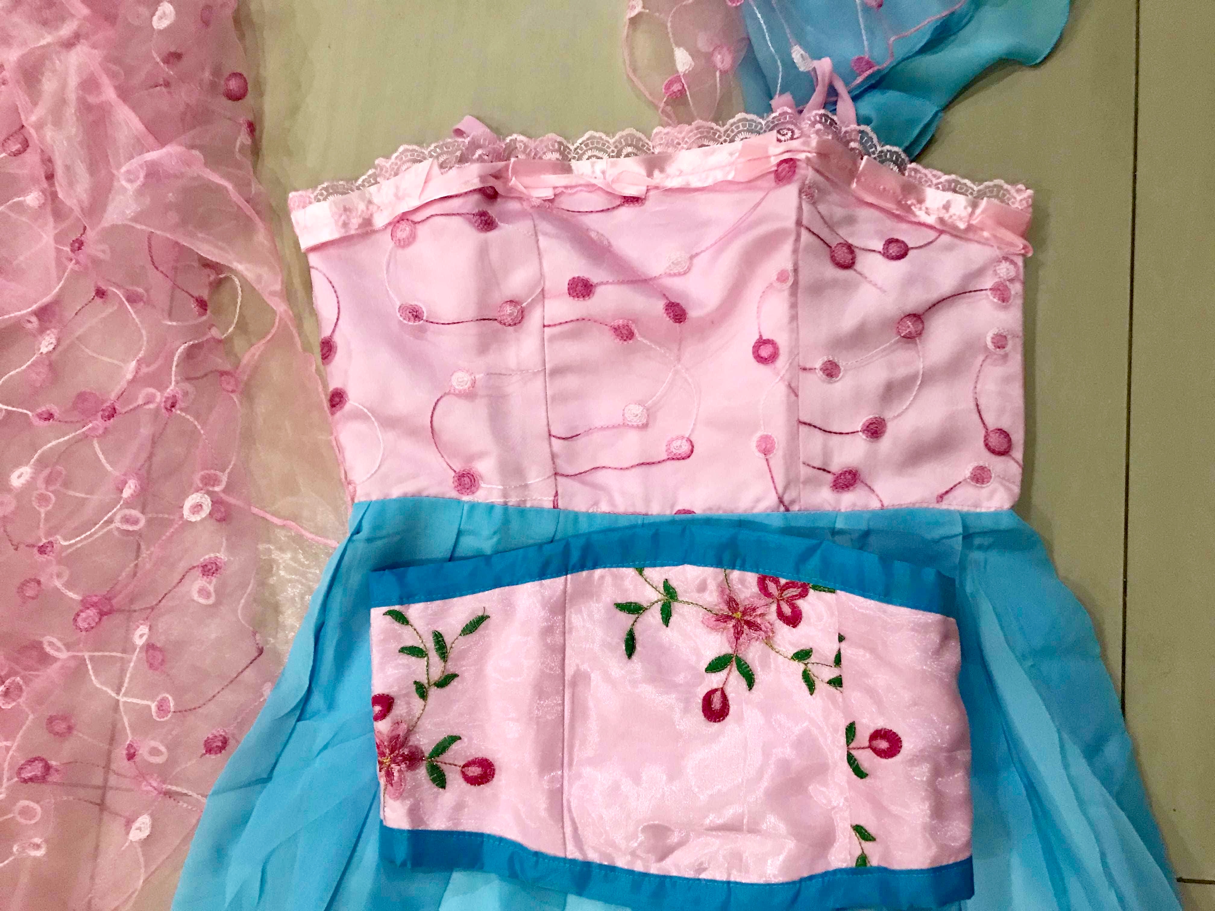 ชุดองค์หญิงราชวงค์ถังสีฟ้ารหัส VJ 148 สินค้าพร้อมส่ง