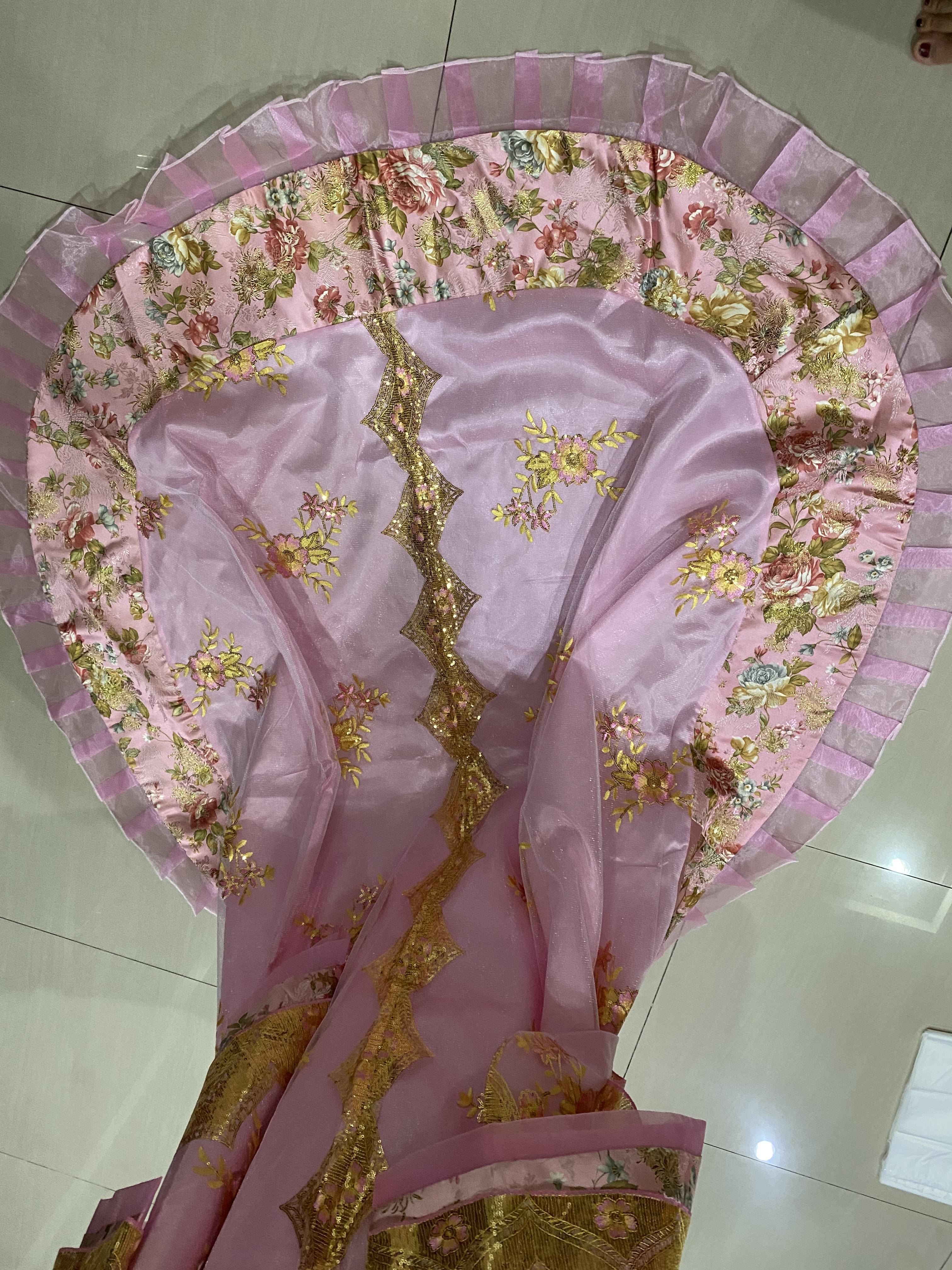 ชุดราชินีถัง สีชมพู รหัส RPN 274 สินค้าพร้อมส่ง