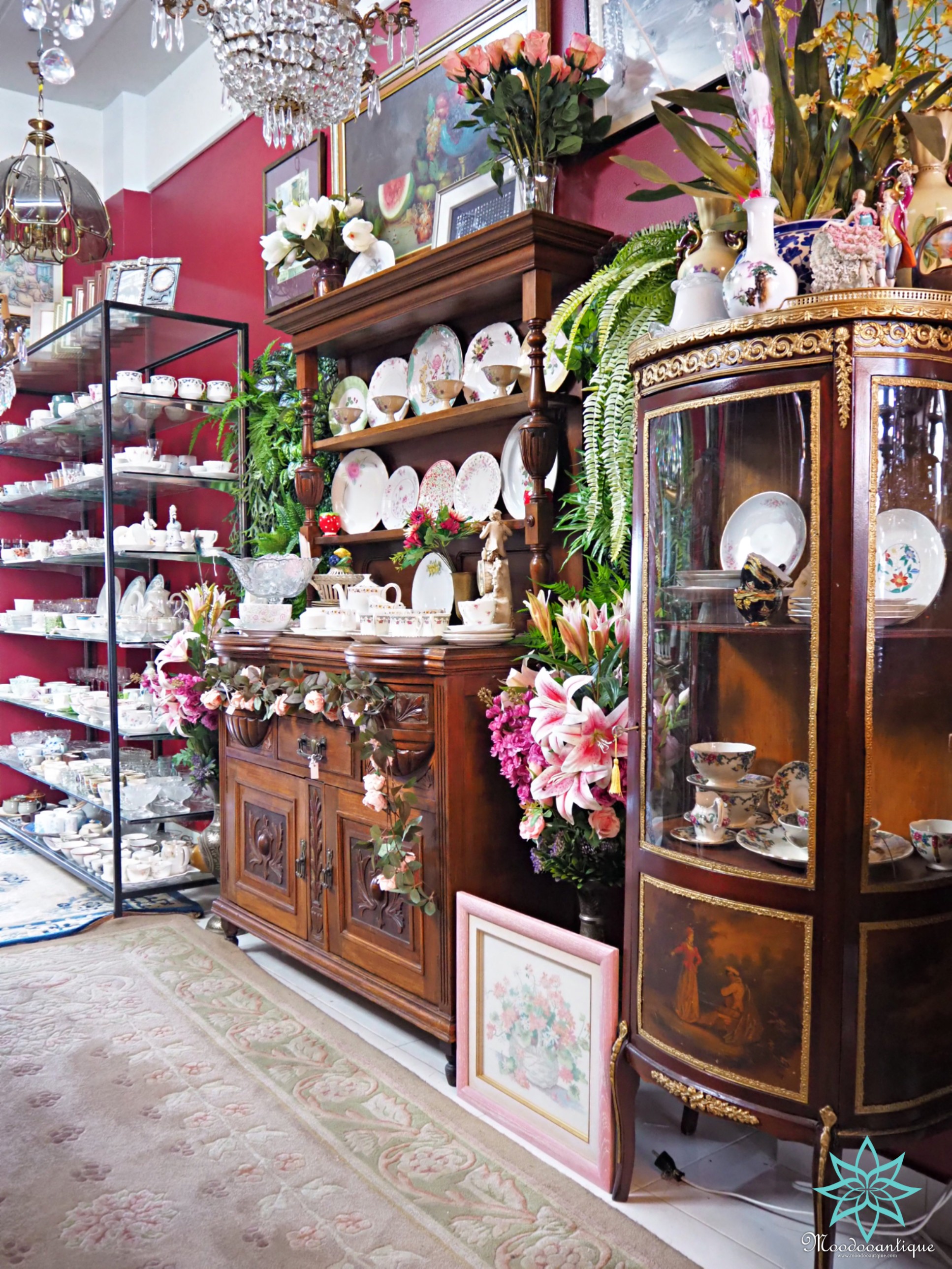 ตู้โชว์ไม้โอ๊ค