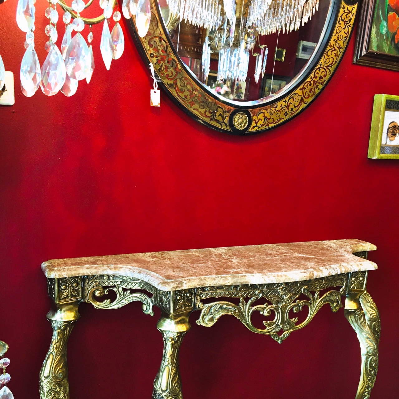 Italian Console Brass