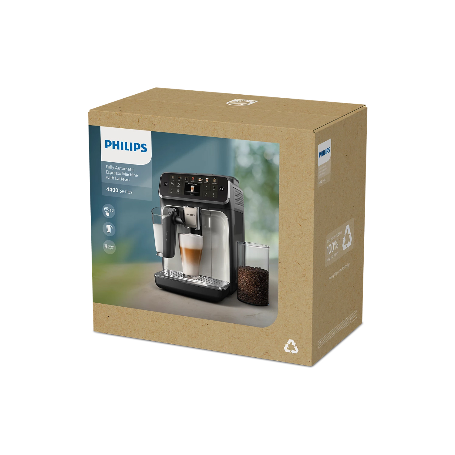 เครื่องชงกาแฟ Philips 4400 Series รุ่น EP4446/70