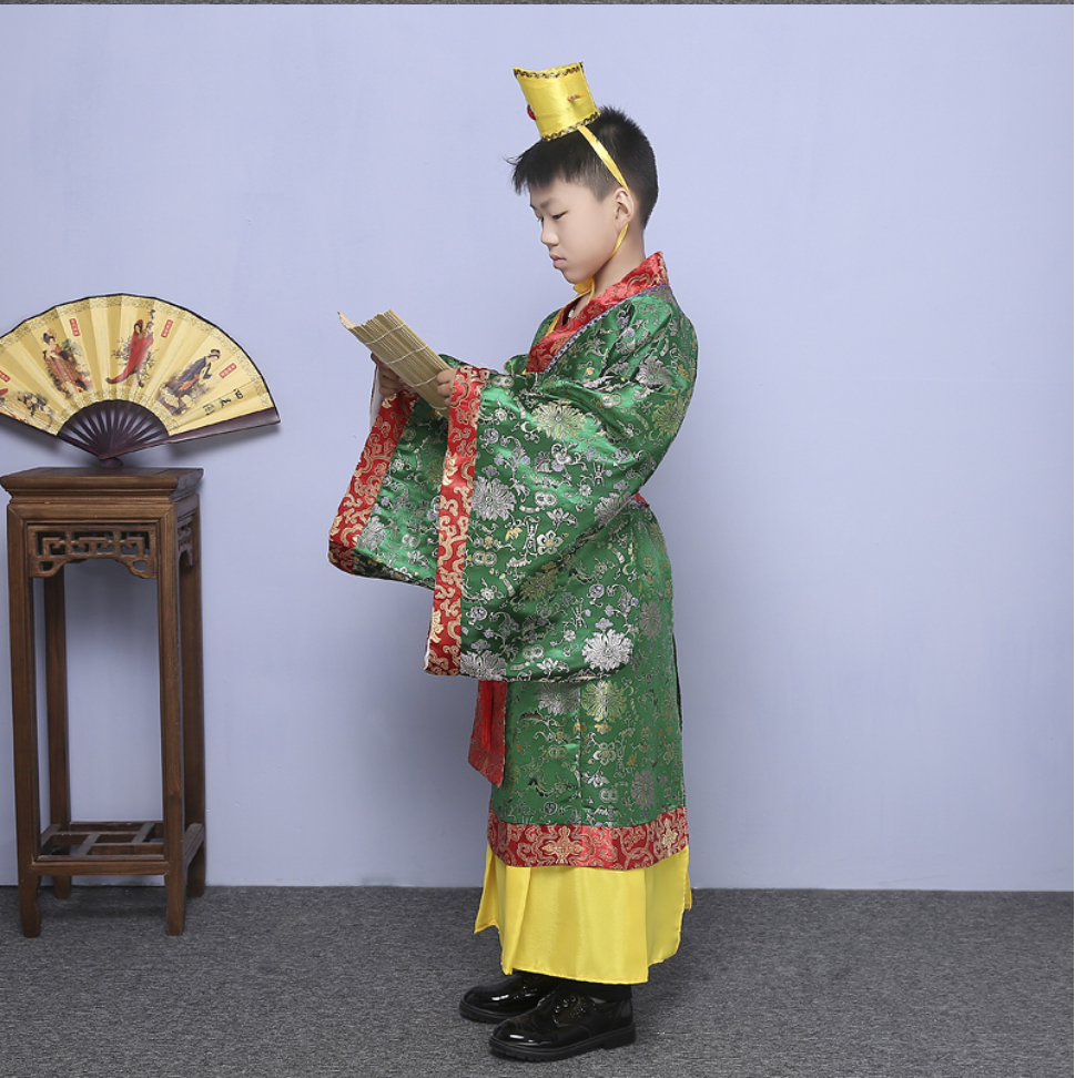 ชุดจักรพรรดิเด็ก สีเขียว รหัส BB 80