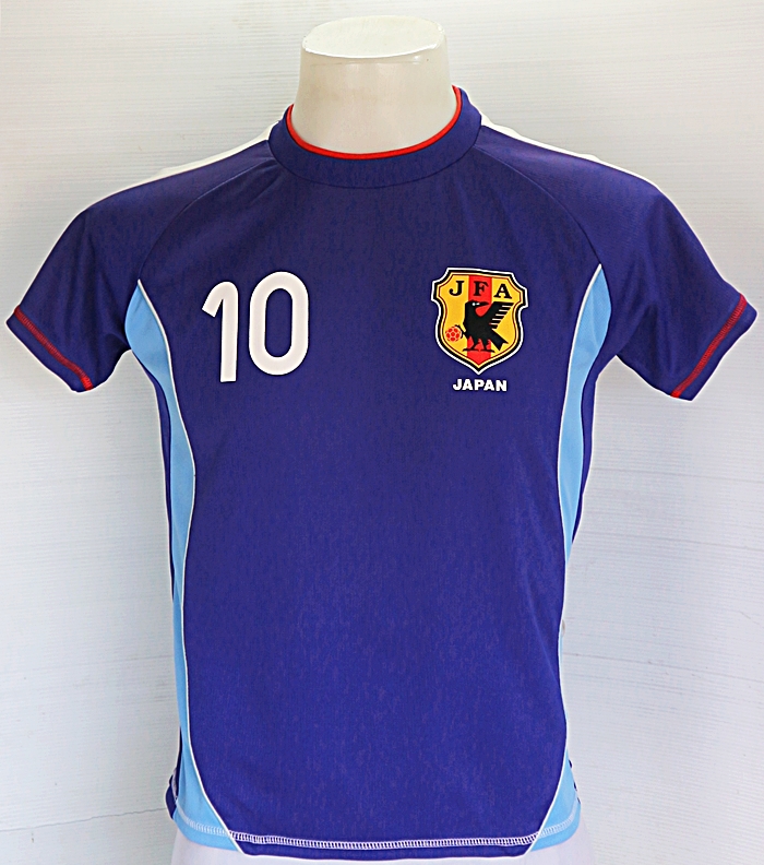 เสื้อฟุตบอลทีมชาติญี่ปุ่น No.10 SHUNSUKE NAKAMURA ไซส์ S รอบอก 38 นึ้ว