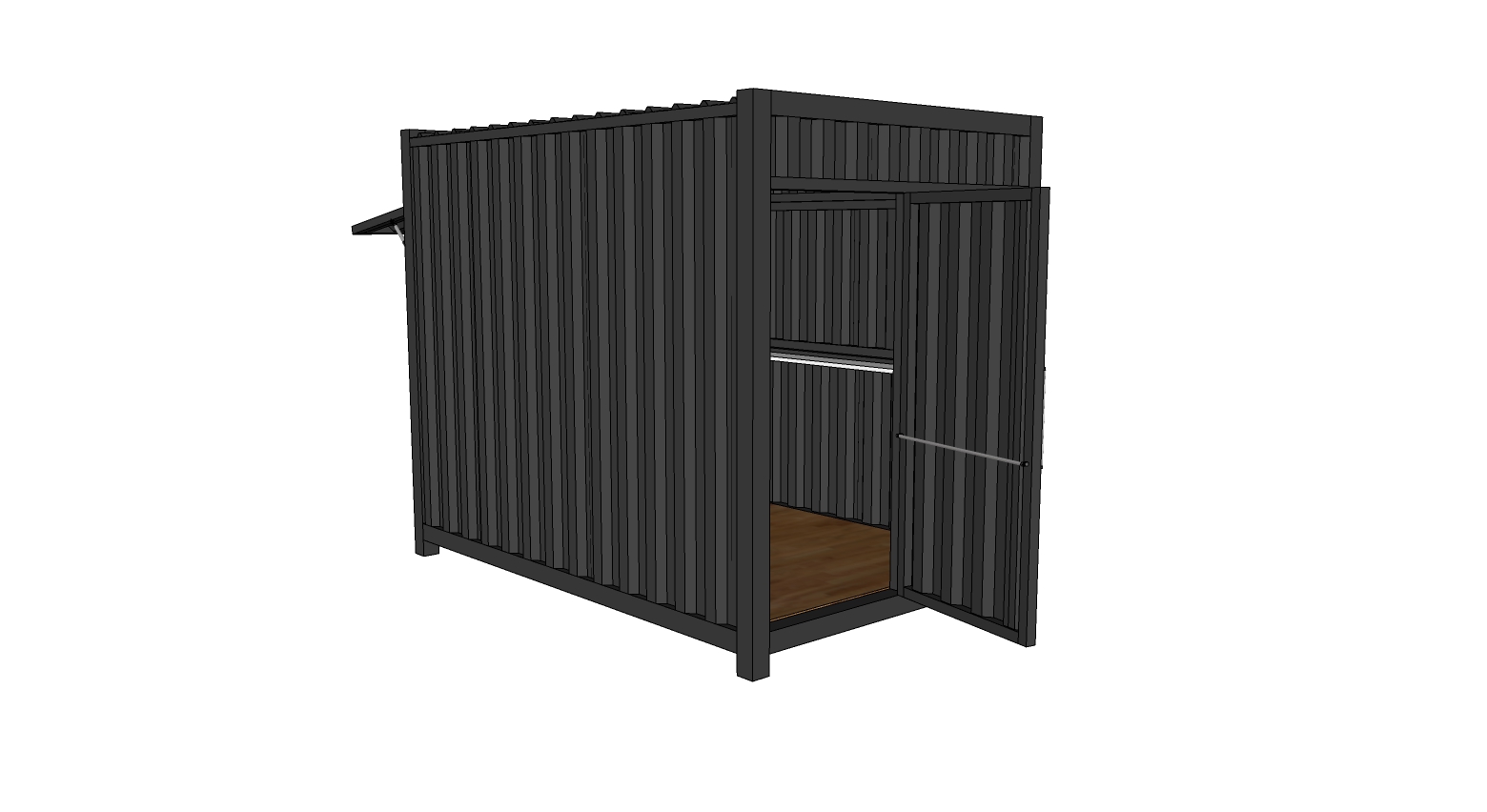 ร้านค้าสำเร็จรูป UC-06 ประกอบใหม่ ขนาด 2*3 เมตร สั่งสีได้ตามต้องการ ไม่รวมค่าจัดส่ง *** ค่าจัดส่งโดยรถเฮี๊ยบ 18000-21000บาท