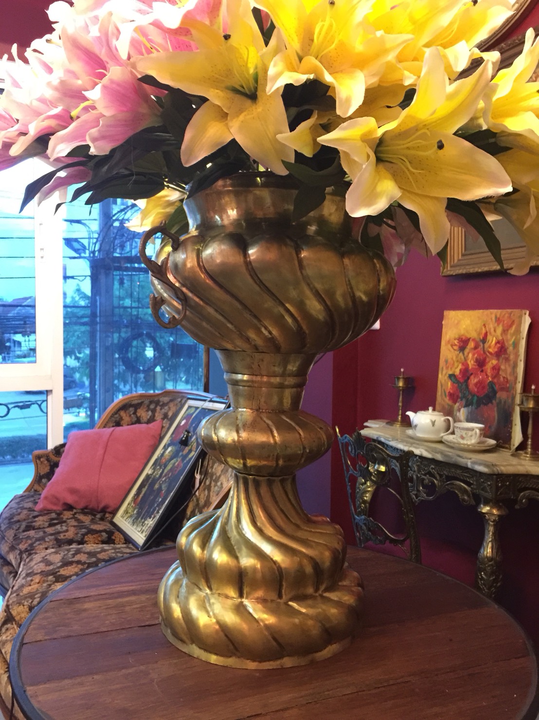 ขายแล้ว Antique Bass vase