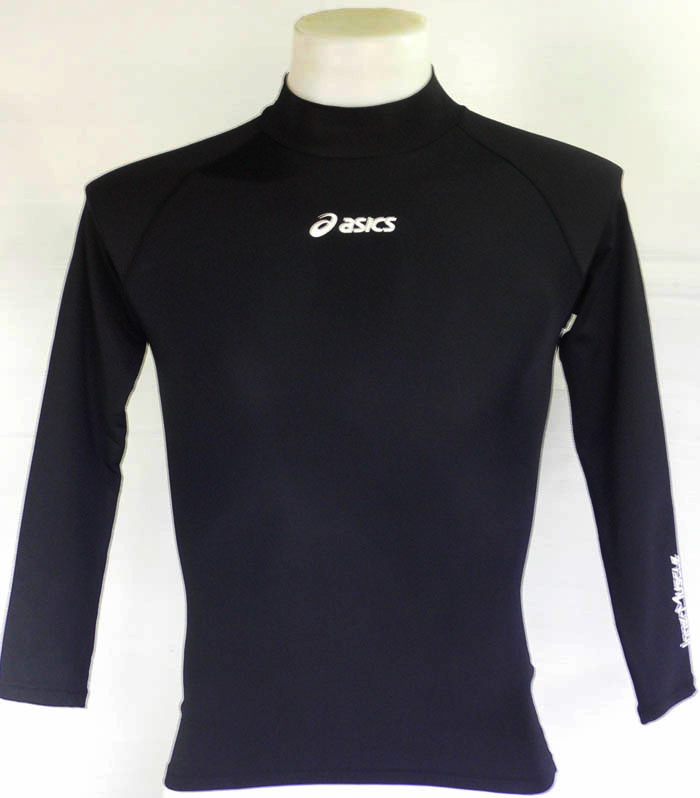 เสื้อรัดกล้ามเนื้อ ASICS แขนยาว สีดำ ไซส์ M