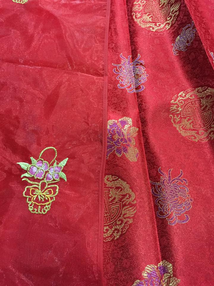 ชุดกี่เพ้าเจ้าสาว MN 164 พร้อมส่ง