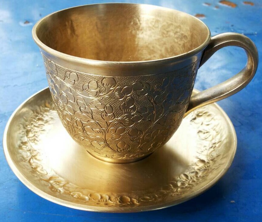 ชุดกาแฟทองเหลืองงานใหม่