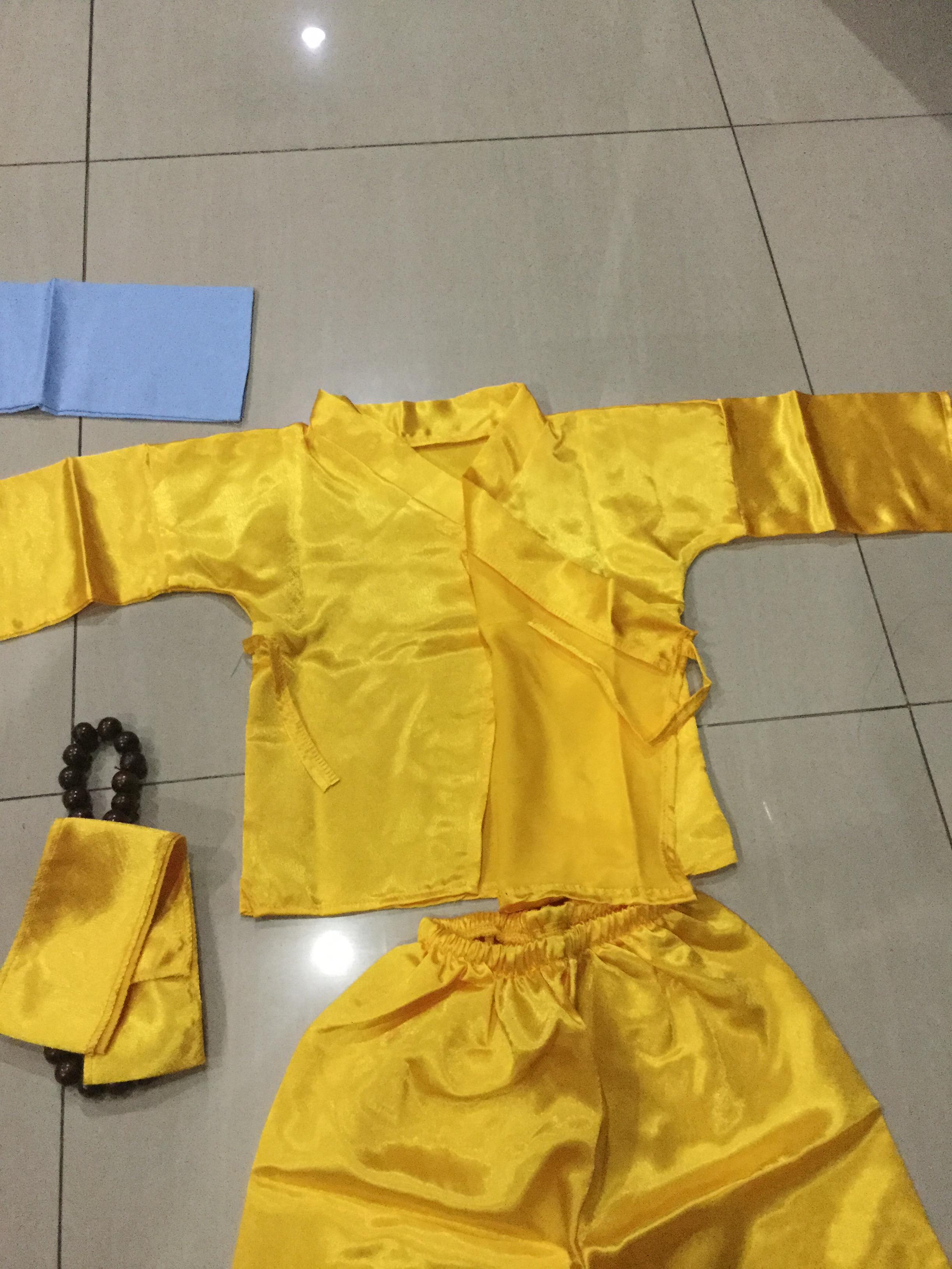ชุดเณรน้อย สีเหลือง รหัส CH 15 สินค้าพร้อมส่ง