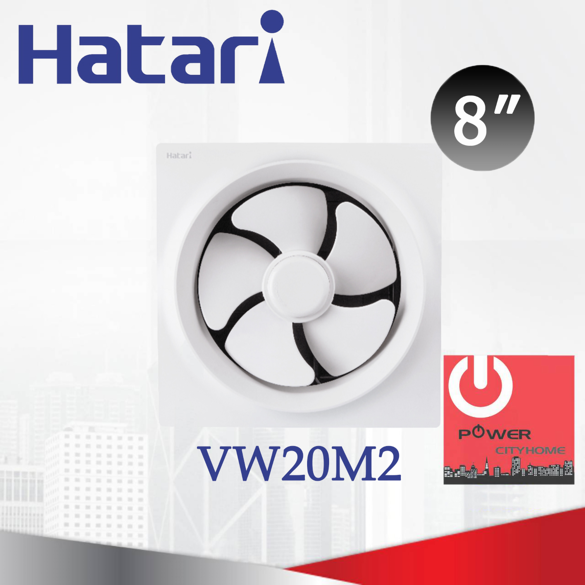 ติดผนัง Hatari 8" รุ่น VW20M2