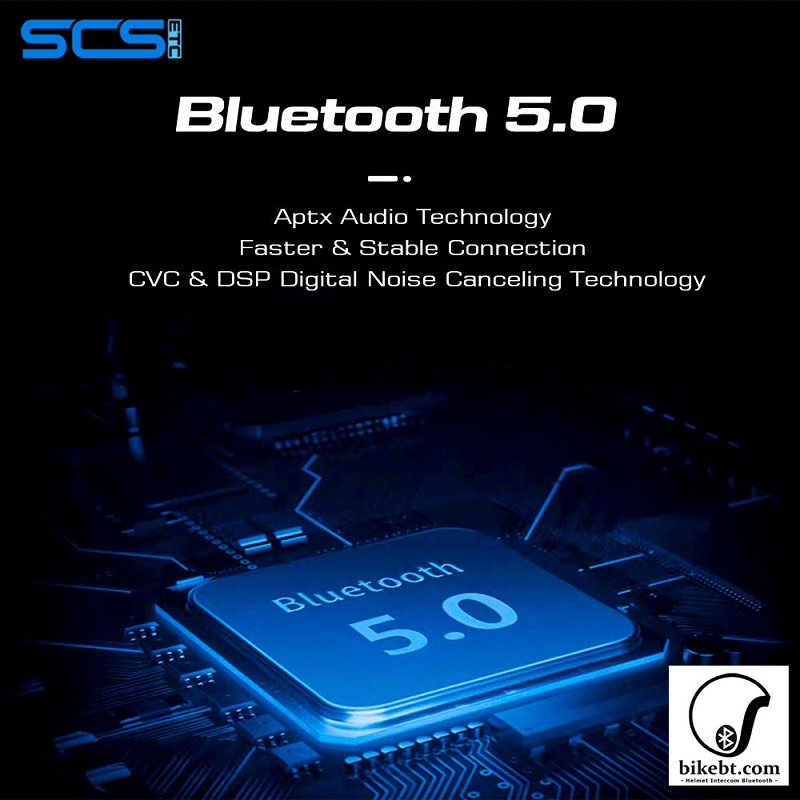 SCS S9 บลูทูธติดหมวกกันน็อค Motorcycle Helmet Intercom Bluetooth Headset (แพคเดี่ยว)