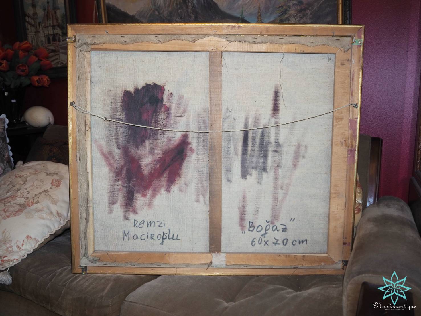 Bogaz Cyprus oil painting 1995