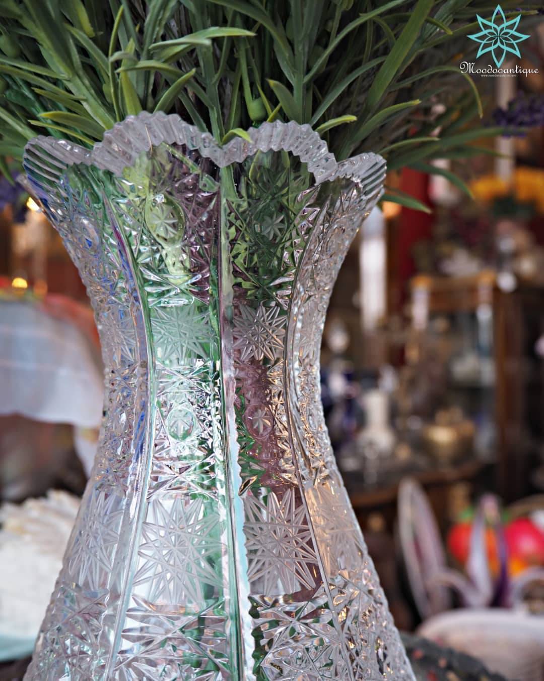 Bohemain Crystal vase