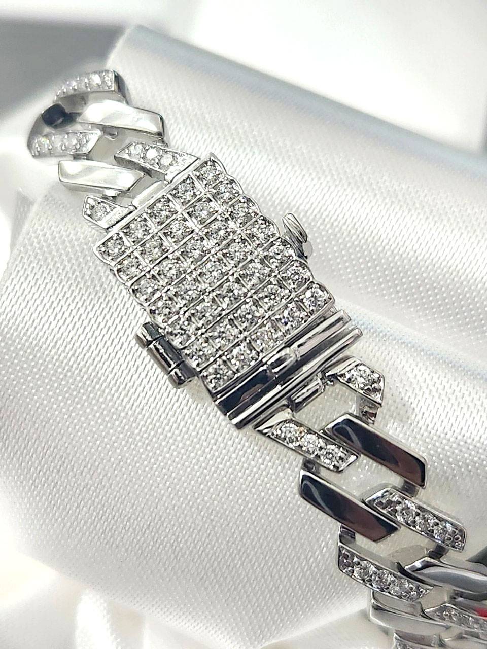 สร้อยข้อมือเพชรแท้รวม 1.31 cts