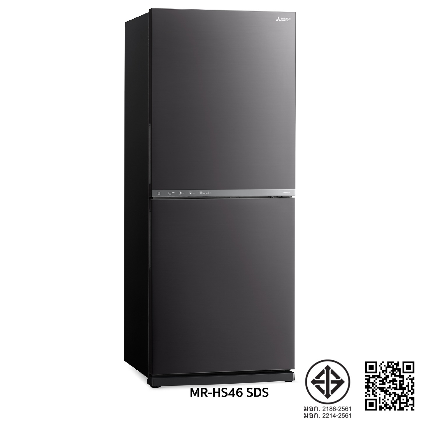 ตู้เย็น Mitsubishi 2 ประตู HS SERIES รุ่น MR-HS46EY ความจุ 421 / 14.9 (ลิตร/คิว)