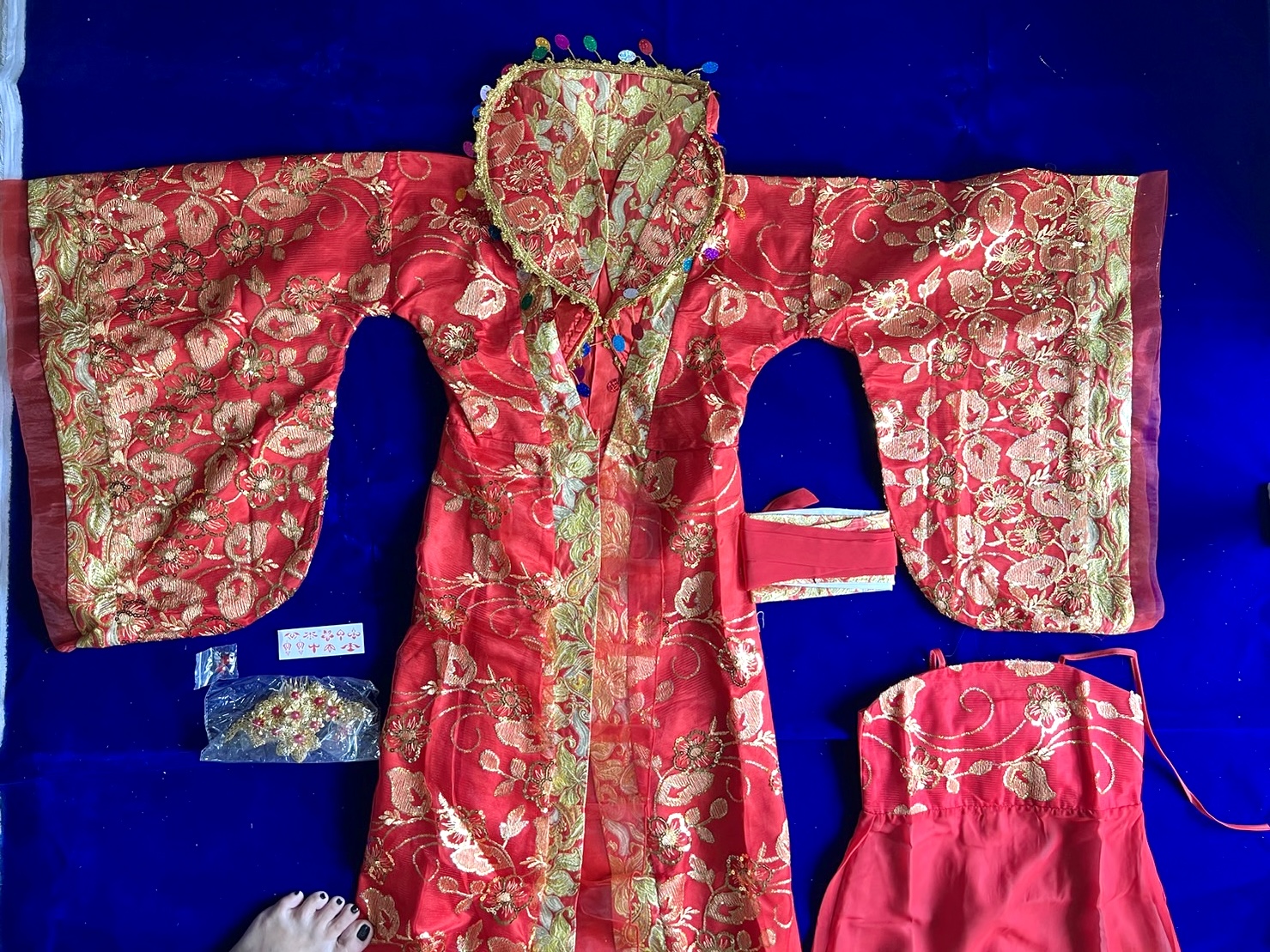 #ชุดเจ้าหญิงสีแดง รหัส PRI 150