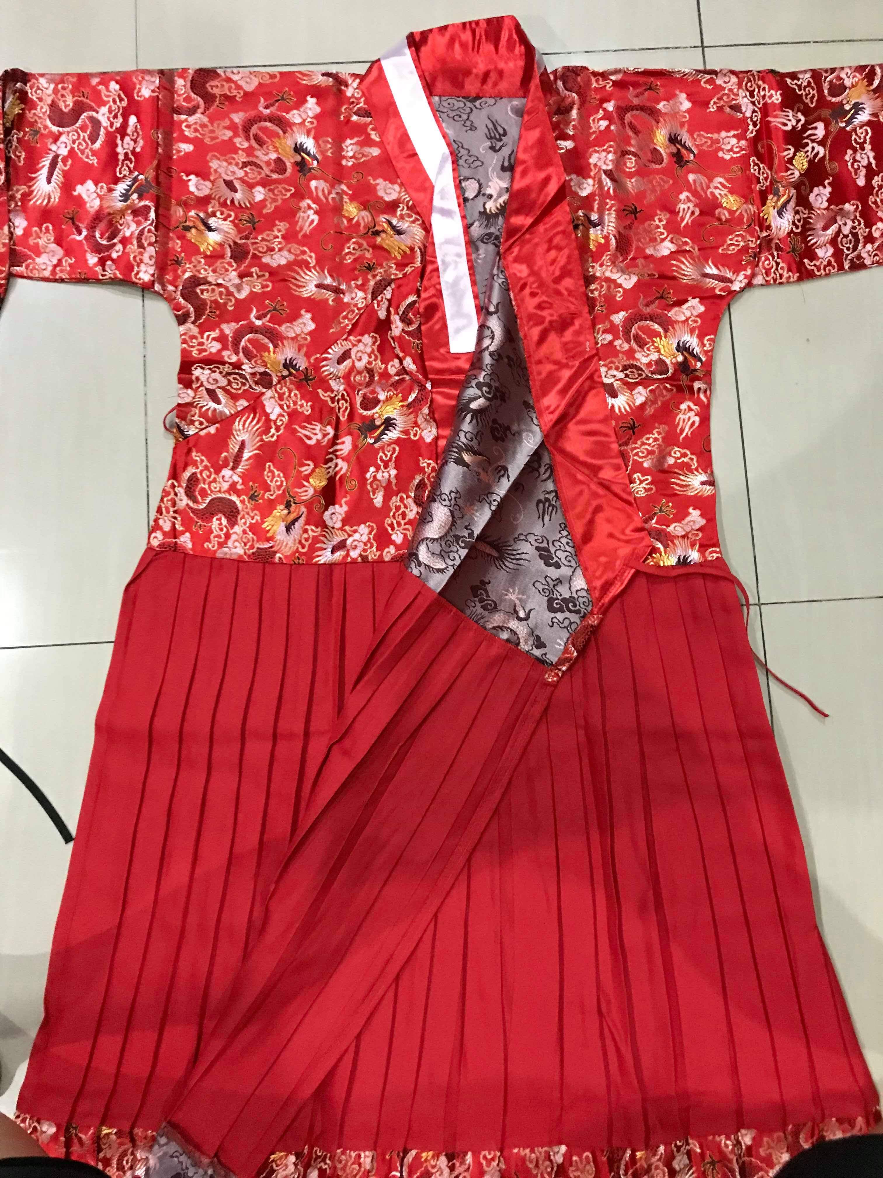 ชุดนักรบสีแดง รหัส JW 115 พร้อมส่ง