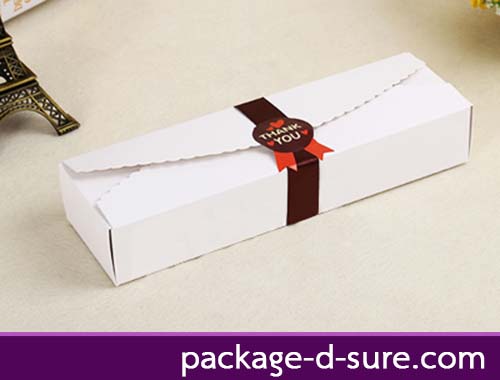 โปรโมชั่น//กล่องทรงยาว เปิดบน 2 ด้าน 7x23x4 กระดาษขาว