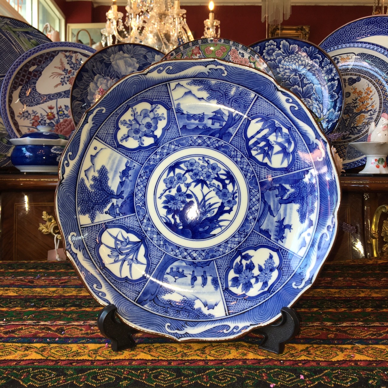 จานลายคราม ชิคุนชิ