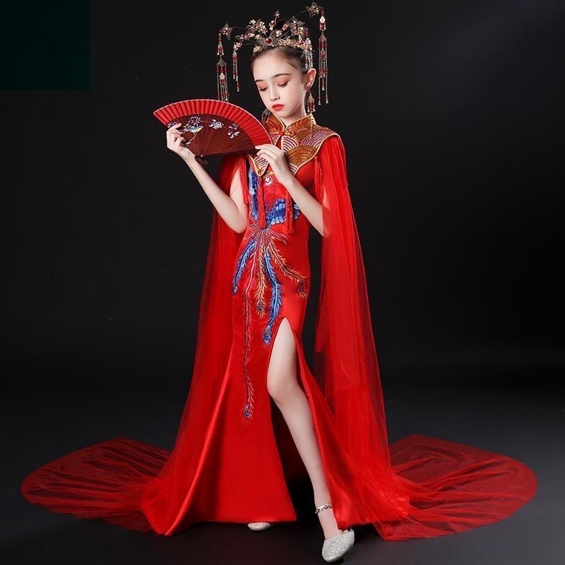 #ชุดเจ้าหญิงสีแดง . รหัส HI215 สินค้าพร้อมส่ง