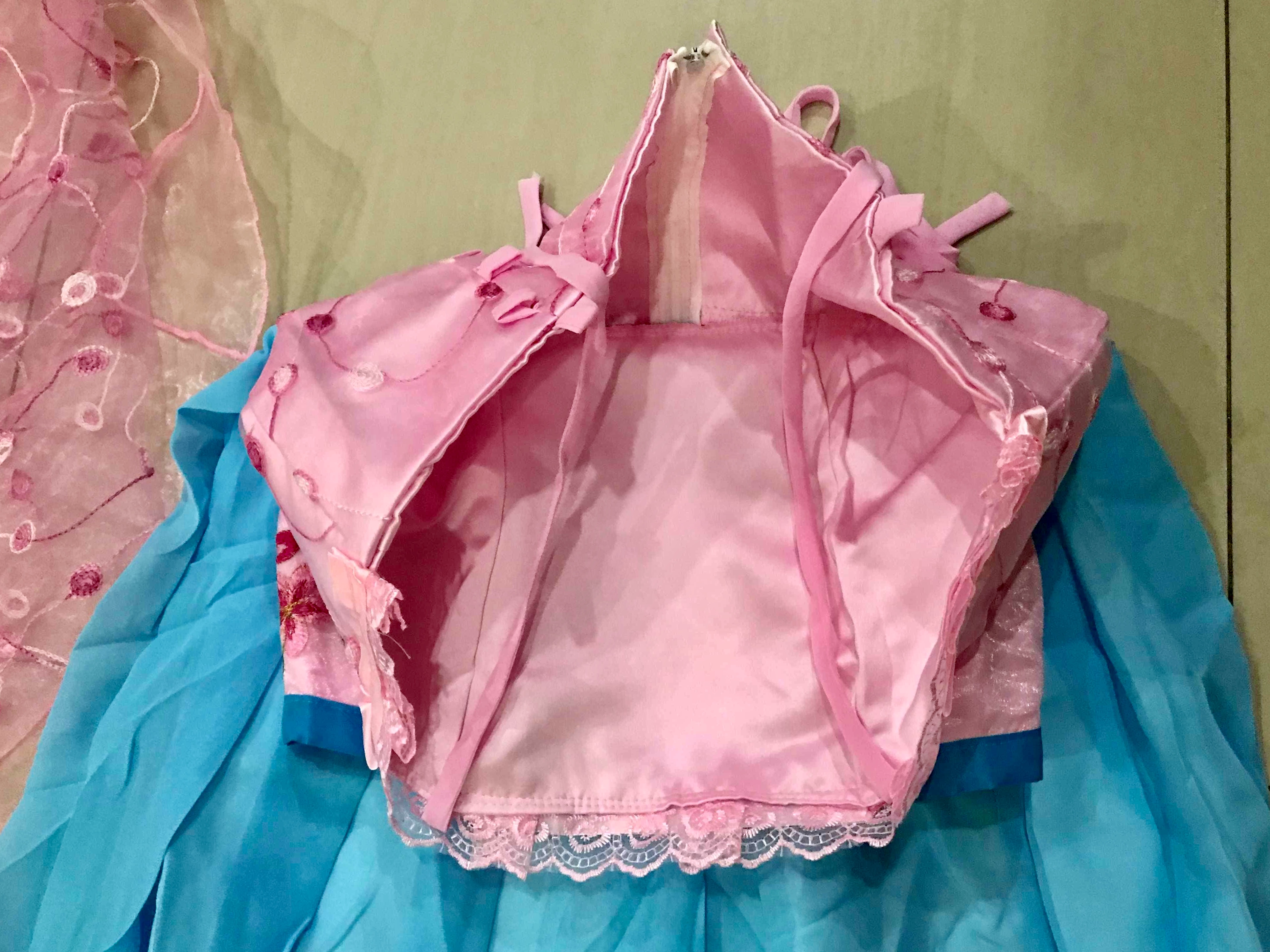 ชุดองค์หญิงราชวงค์ถังสีฟ้ารหัส VJ 148 สินค้าพร้อมส่ง