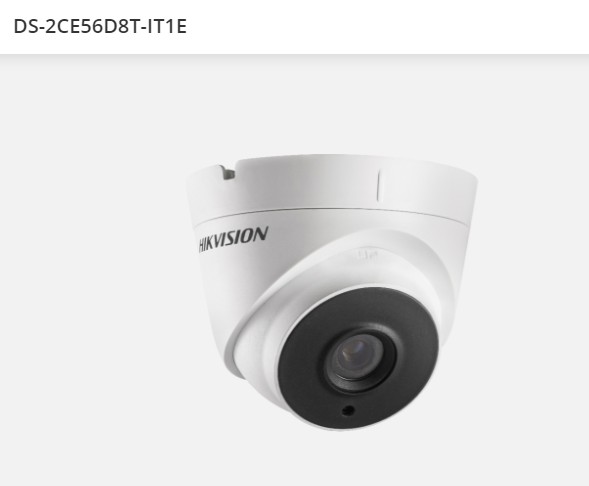 2 MP Ultra Low Light PoC Fixed Turret Camera Hikvision DS-2CE56D8T-IT1E Built in POC กล้องที่สามารถจับภาพได้ดีเยี่ยมในทุกสภาพแสง ให้ภาพสีแม้แสงน้อย *ต้องใช้กับDVR Built in POCนะคะ*