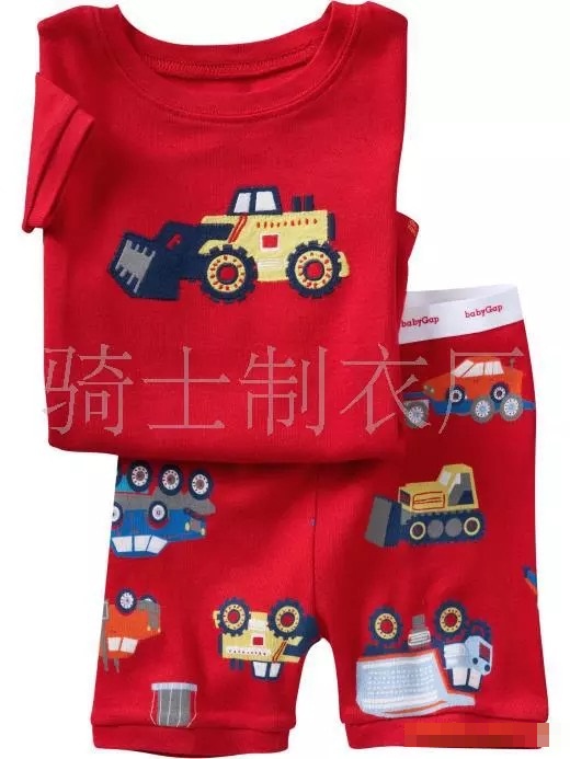 ชุดนอนเด็กเล็ก แขนสั้น ขาสั้น Size 2T,4T,7T