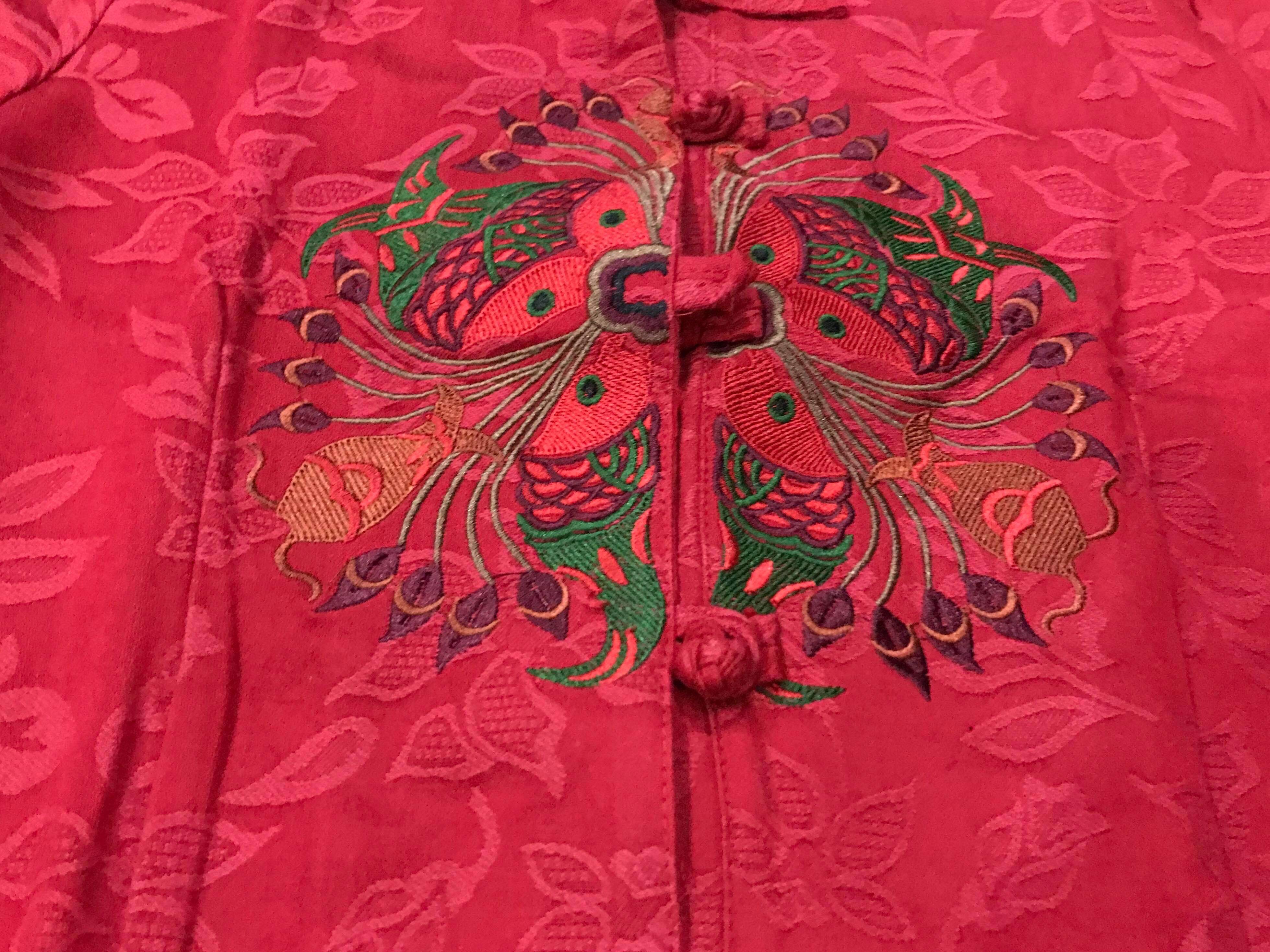 เสื้อผ้าฝ้ายผสมโพลี. สีแดง. รหัสJO62