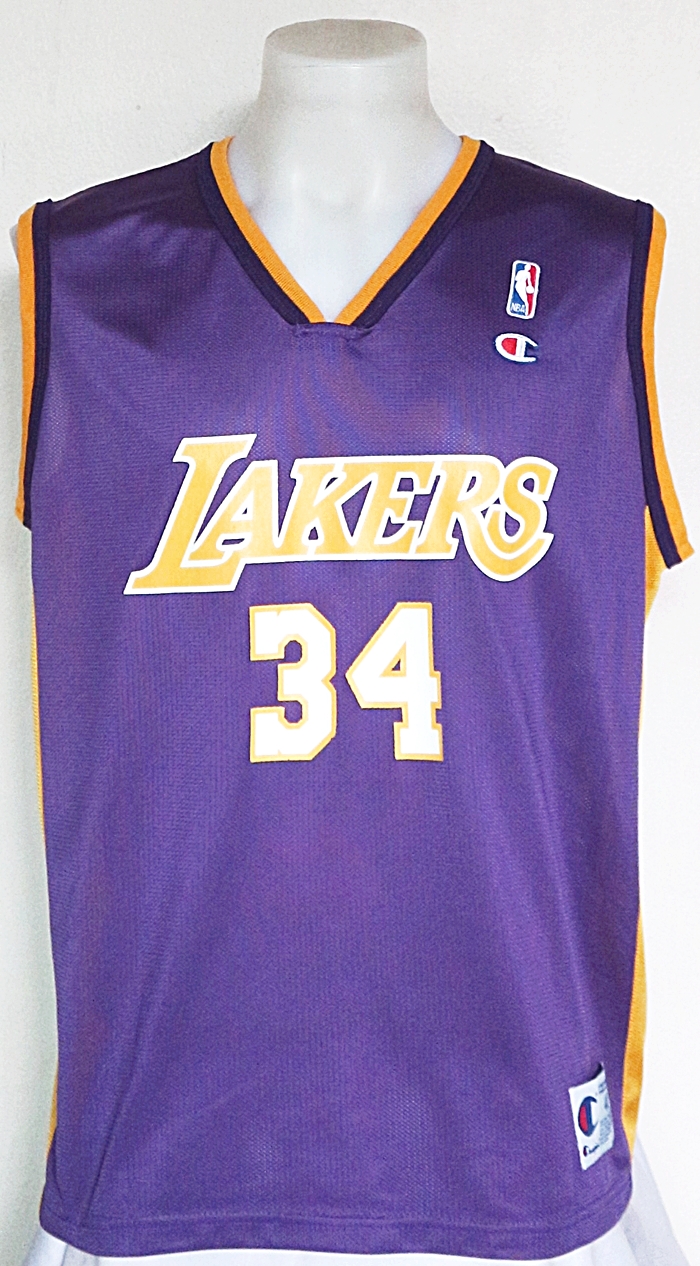 เสื้อบาสเกตบอล NBA Los Angeles Lakers ของ Shaquille O'Neal