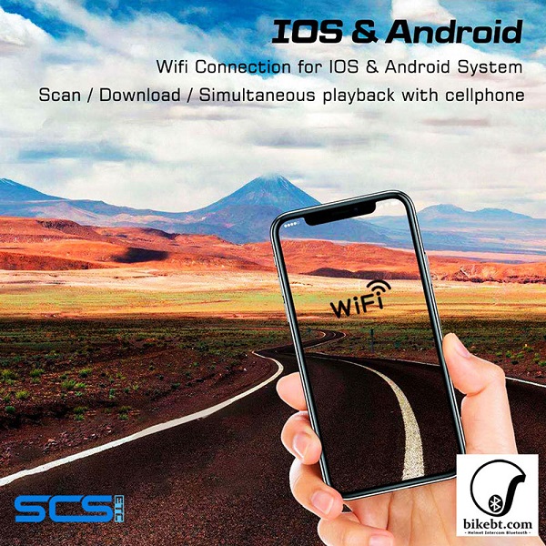 SCS S11 บลูทูธติดหมวกกันน็อคมีกล้อง Motorcycle Helmet Bluetooth (Conference Intercom + Action Camera) แพคเดี่ยว